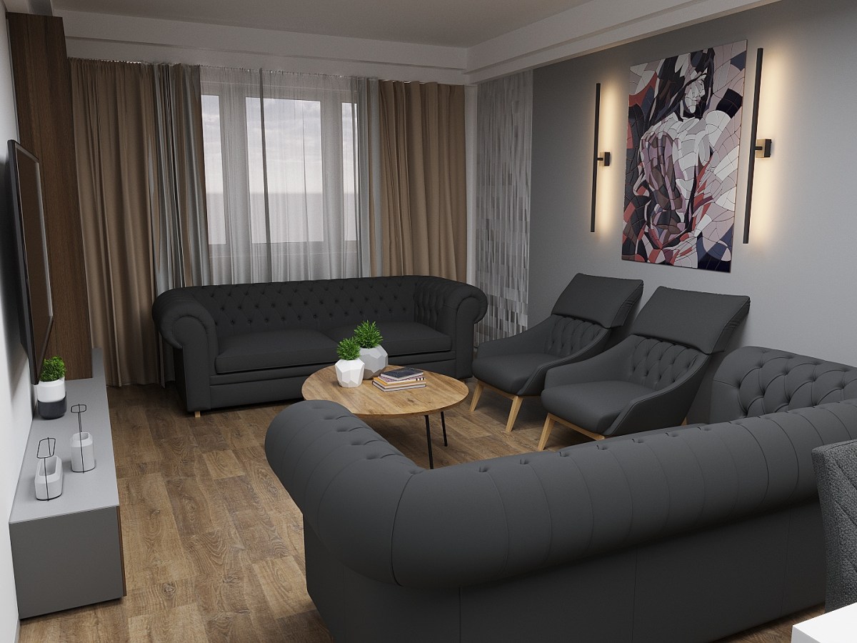 3D дизајн за внатрешно уредување на&nbsp;стан